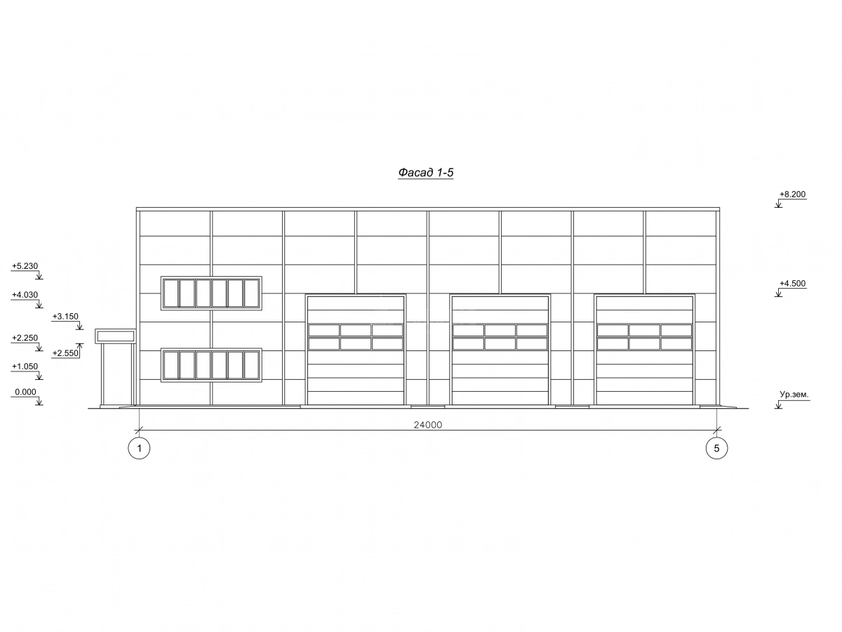 3D визуализация СТО с АБК из сэндвич-панелей - фото 22